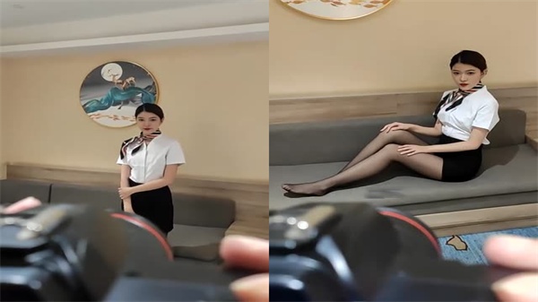 极品空姐制服模特 拍摄现场被探花狂干 骚穴湿透内射颜射